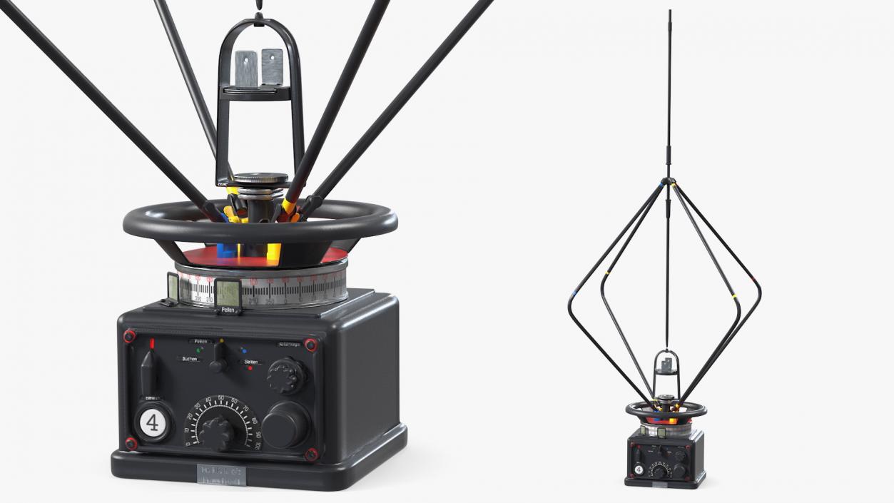 3D model Radio Direction Finder Antenna