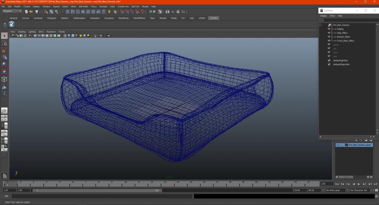 3D model Pet Bed Generic