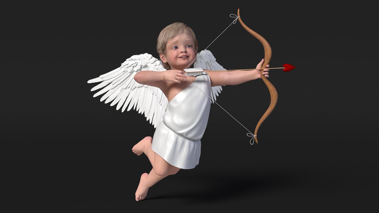 Baby Cupid Rigged 3D