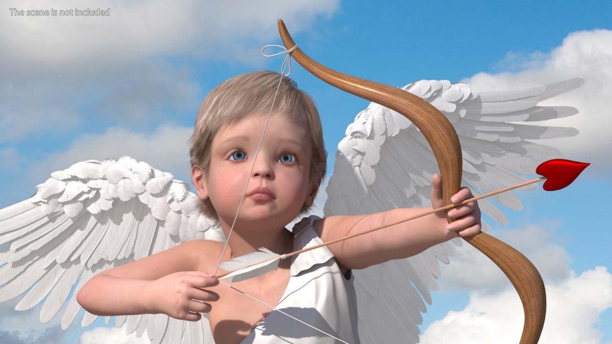 Baby Cupid Rigged 3D