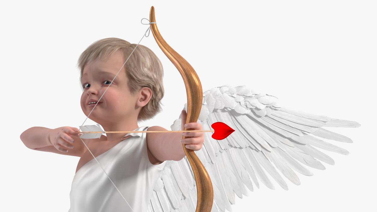 Baby Cupid Rigged 3D