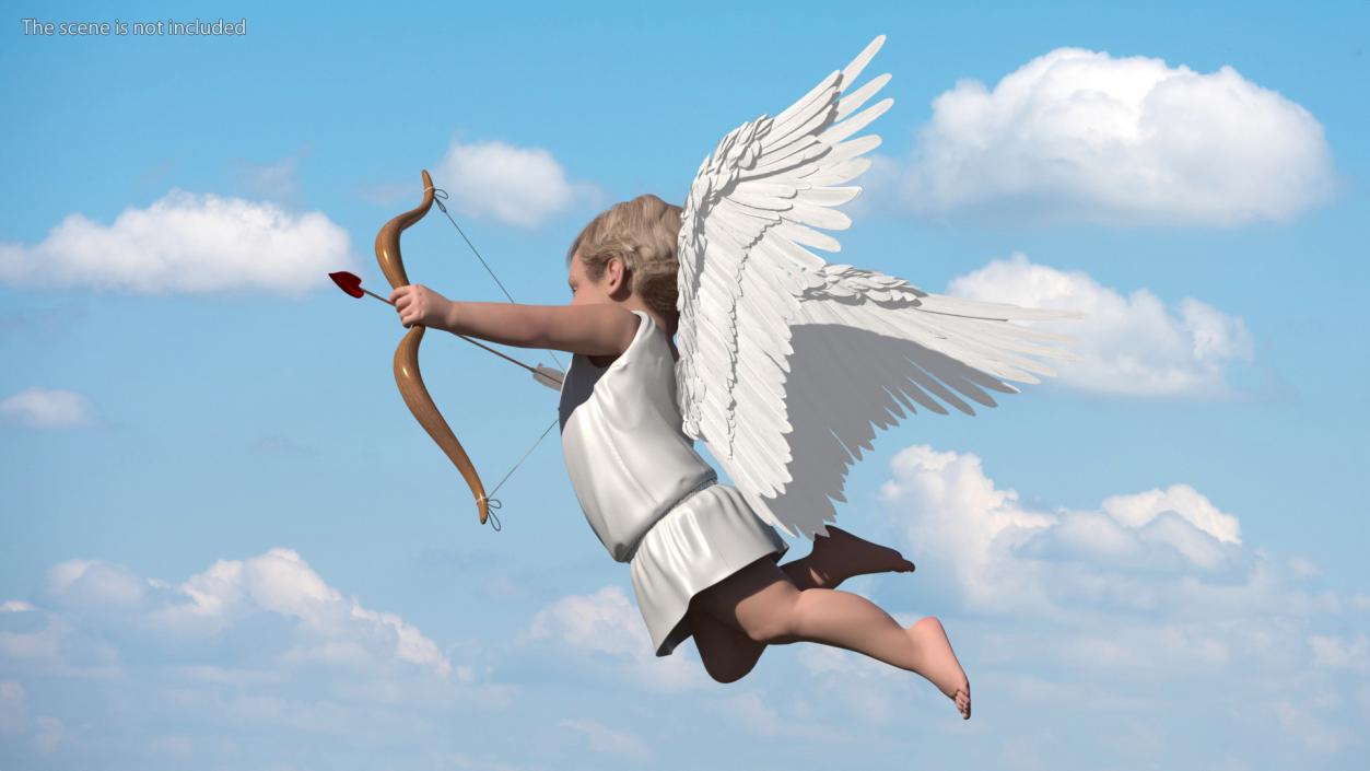 Baby Cupid Rigged 3D