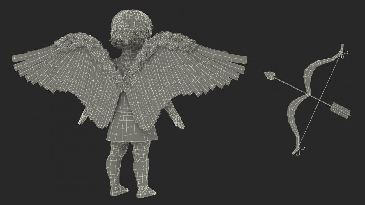 Baby Cupid Rigged 3D