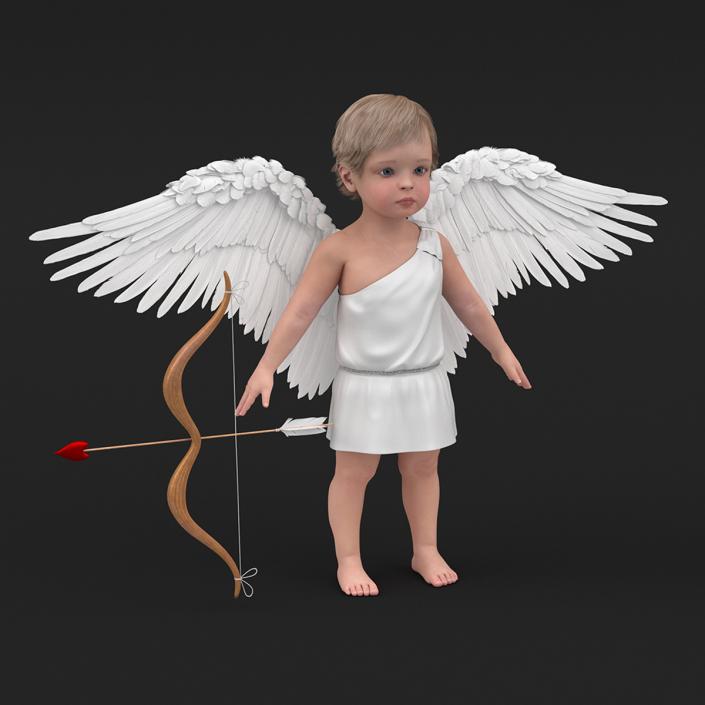 Baby Cupid Rigged 3D