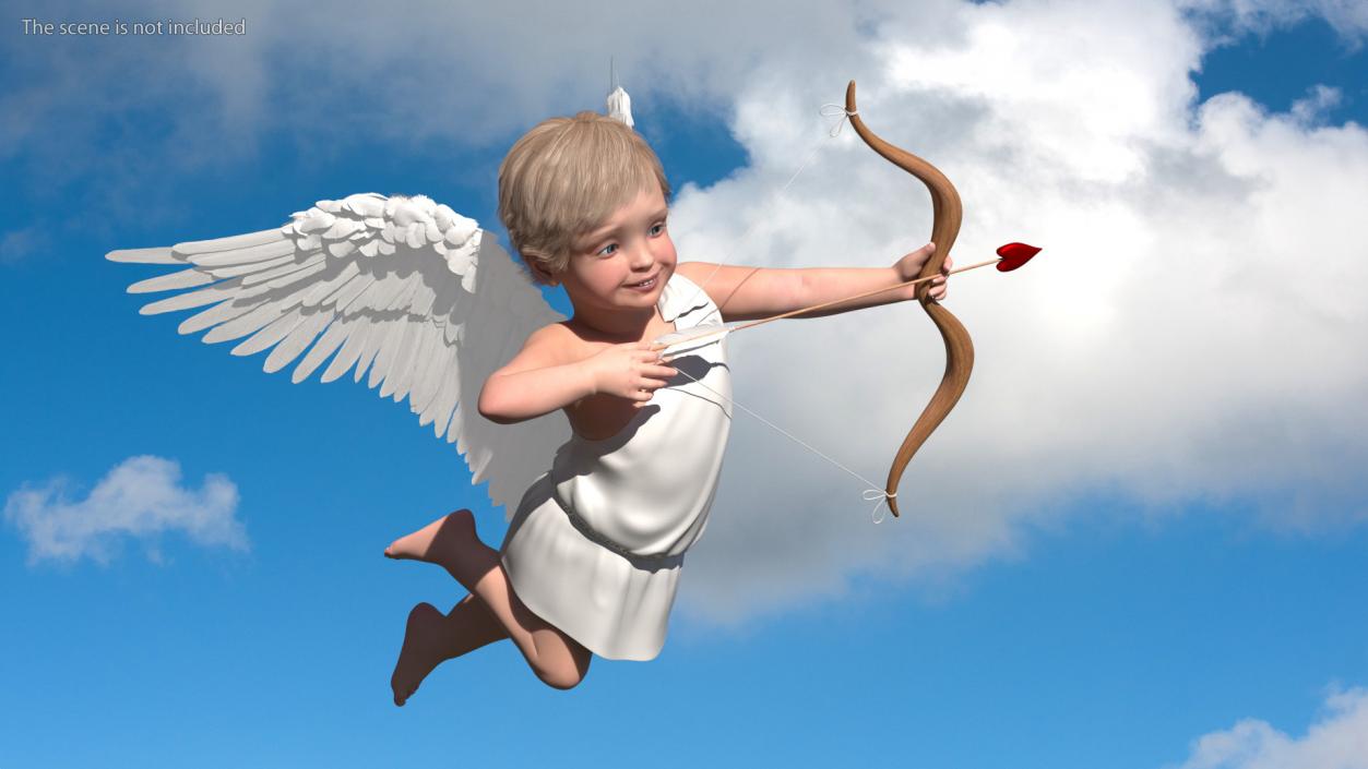 Baby Cupid Rigged 3D