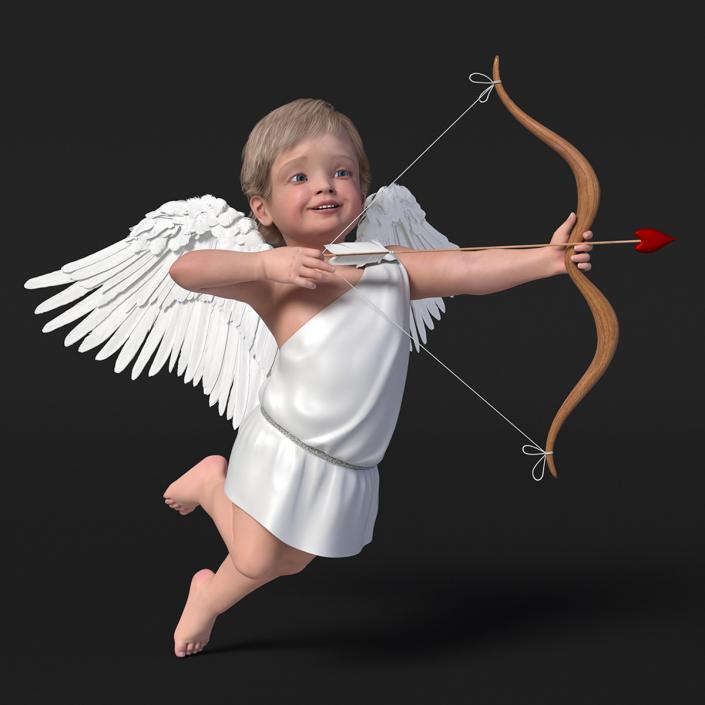 Baby Cupid Rigged 3D