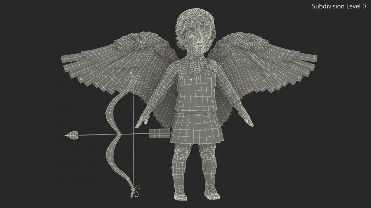 Baby Cupid Rigged 3D