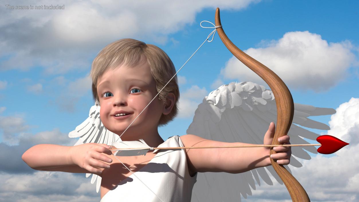 Baby Cupid Rigged 3D