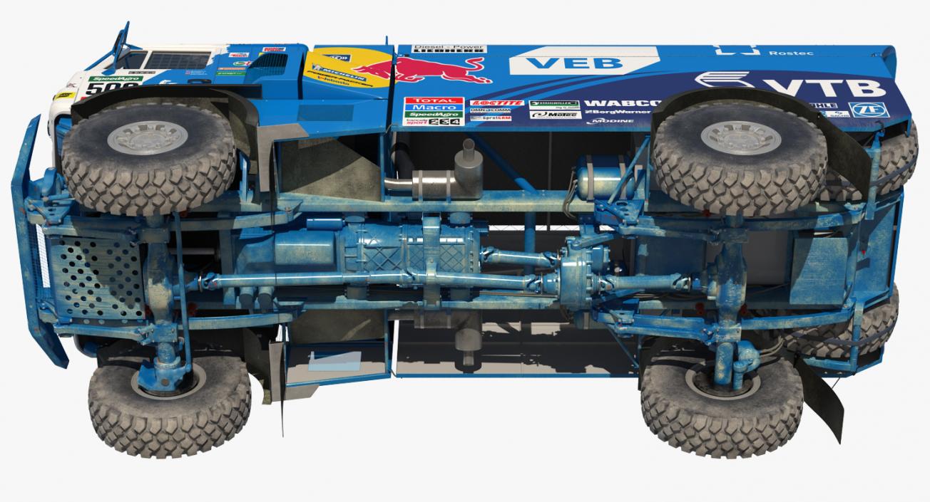 Dakar Racing Truck KAMAZ 4326 VK 3D