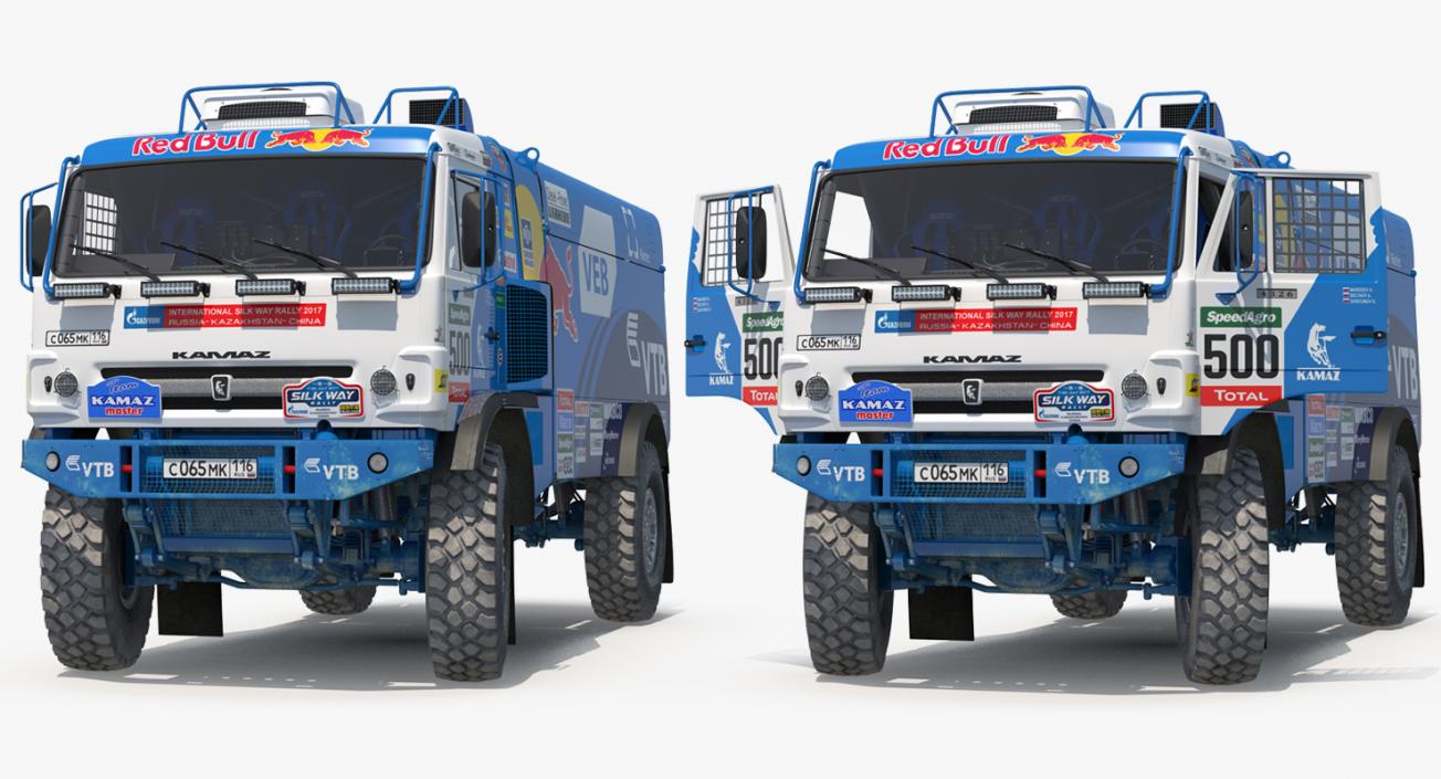 Dakar Racing Truck KAMAZ 4326 VK 3D