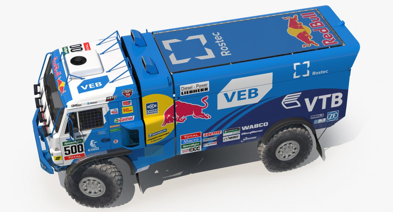 Dakar Racing Truck KAMAZ 4326 VK 3D