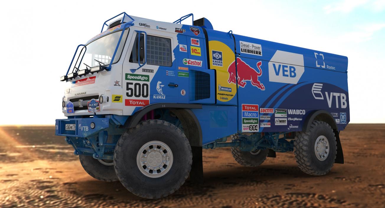 Dakar Racing Truck KAMAZ 4326 VK 3D