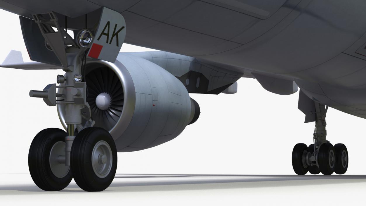 3D Cathay Pacific Airbus A330-300 Rigged for Cinema 4D