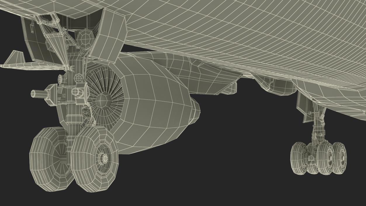 3D Cathay Pacific Airbus A330-300 Rigged for Cinema 4D