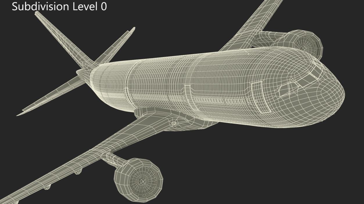 3D Cathay Pacific Airbus A330-300 Rigged for Cinema 4D