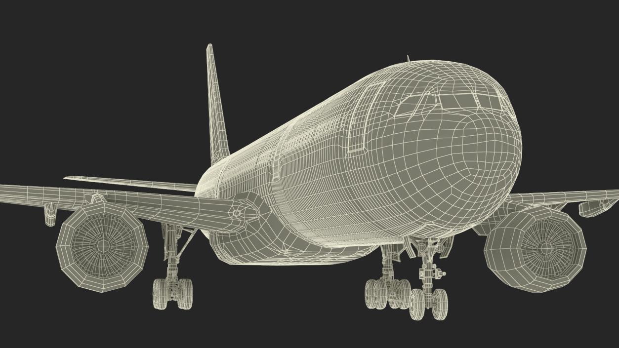 3D Cathay Pacific Airbus A330-300 Rigged for Cinema 4D