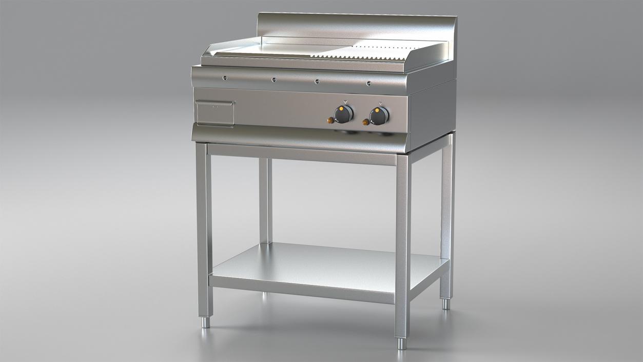 3D Inox Electric Griddle