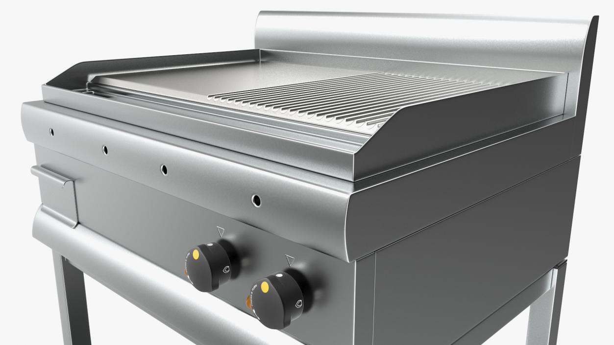 3D Inox Electric Griddle