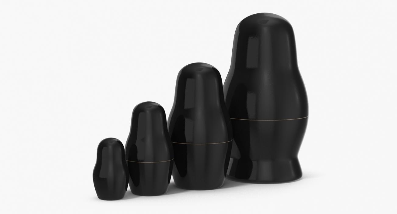 Matryoshka Penguin Set 3D