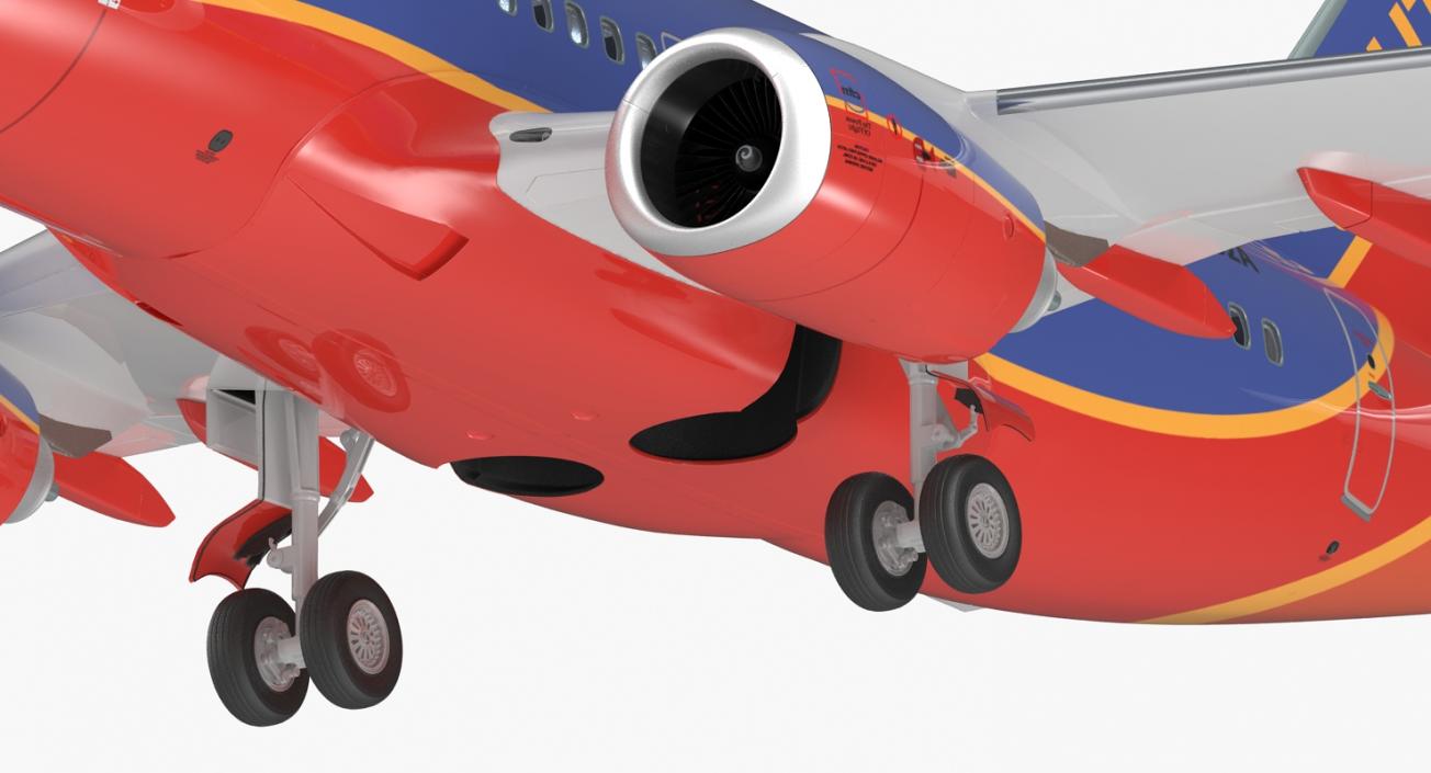 Boeing 737-600 with Interior Southwest Airlines 3D