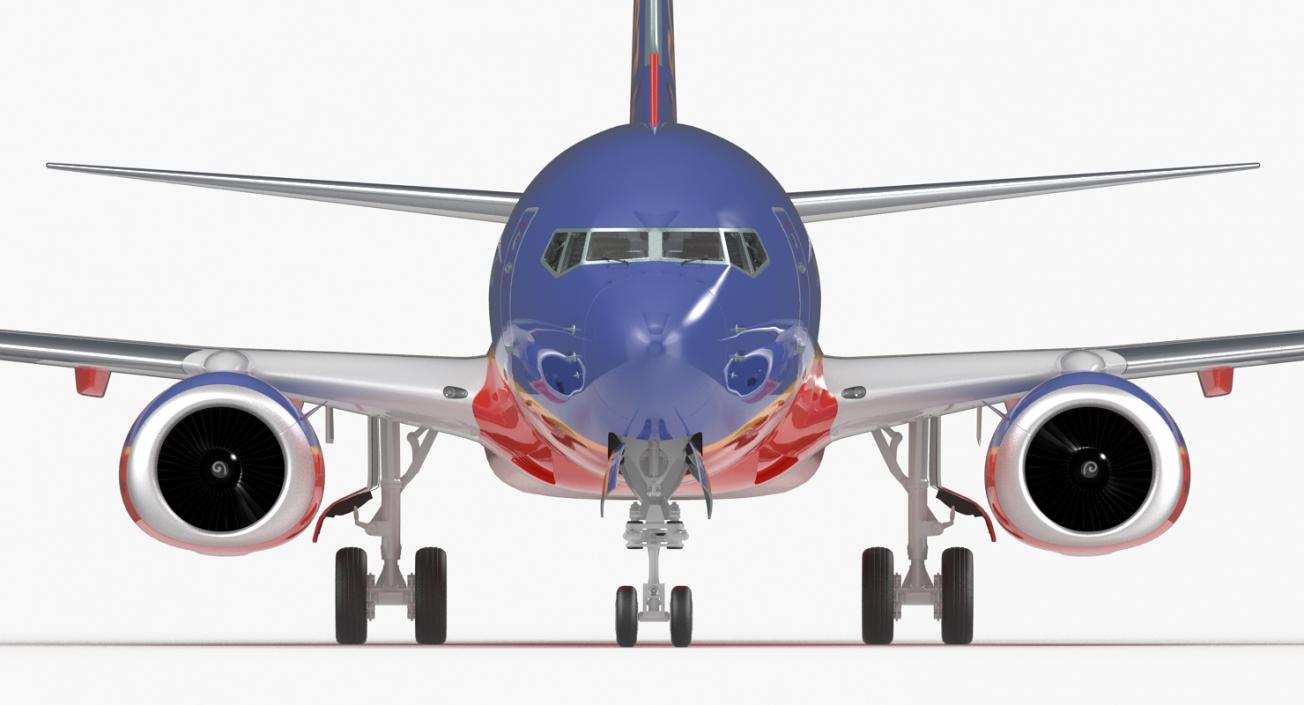 Boeing 737-600 with Interior Southwest Airlines 3D