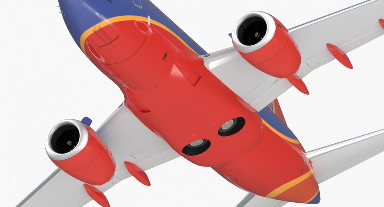 Boeing 737-600 with Interior Southwest Airlines 3D