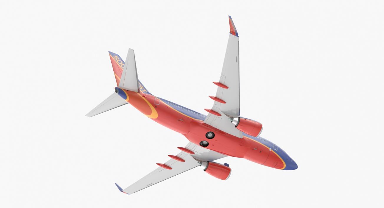 Boeing 737-600 with Interior Southwest Airlines 3D