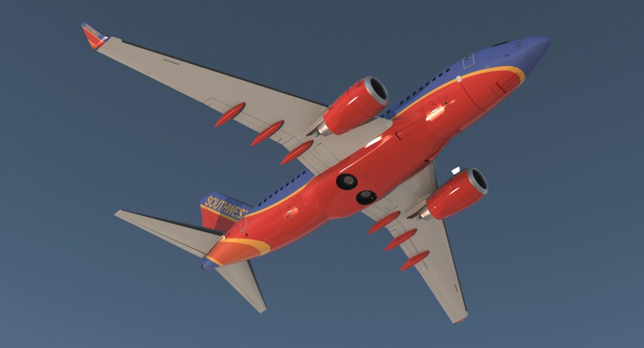 Boeing 737-600 with Interior Southwest Airlines 3D