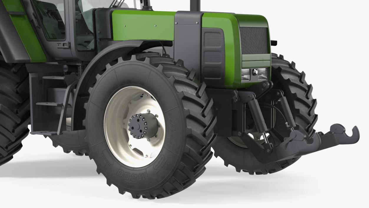 3D model Wheel Tractor Clean Rigged for Cinema 4D