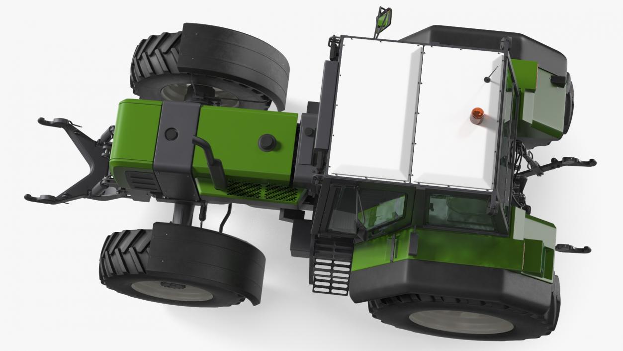 3D model Wheel Tractor Clean Rigged for Cinema 4D