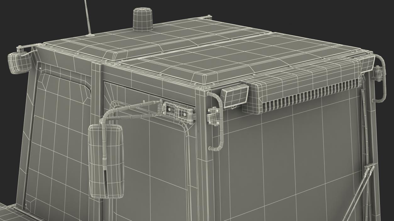 3D model Wheel Tractor Clean Rigged for Maya