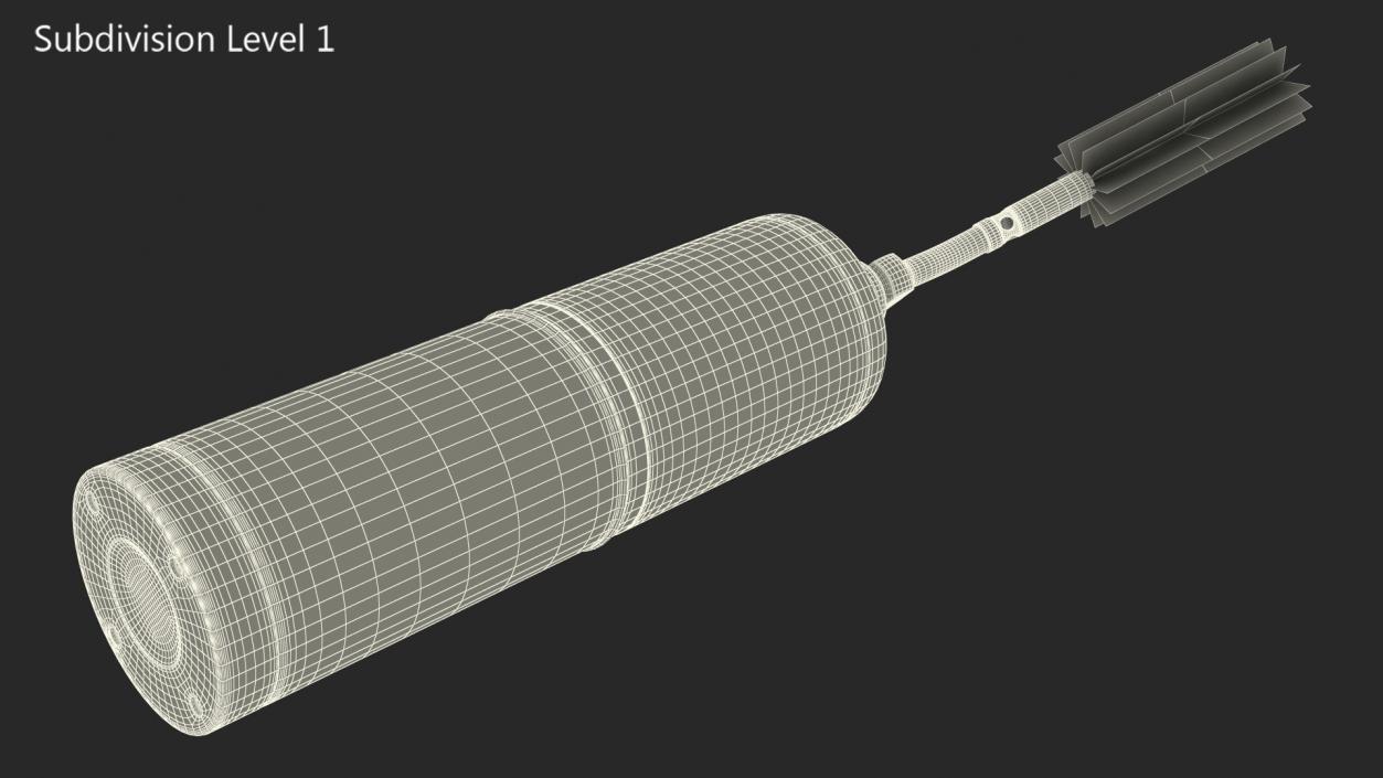 Bernzomatic Handheld Propane Blowtorch with Flame 3D model