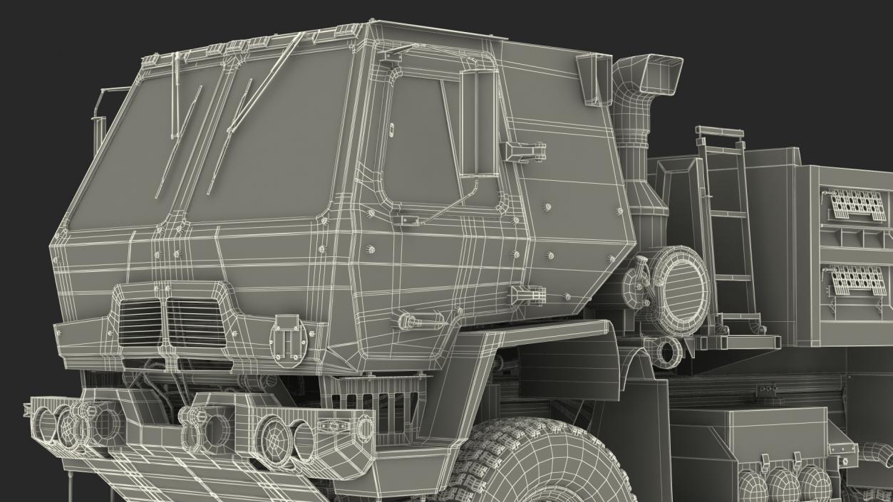 Oshkosh FMTV 10 Ton Dump Truck Camo Rigged 3D