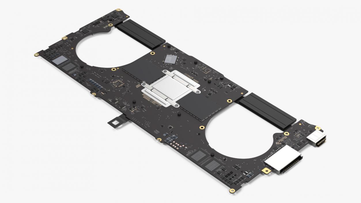 3D model Disassembled Laptop Parts