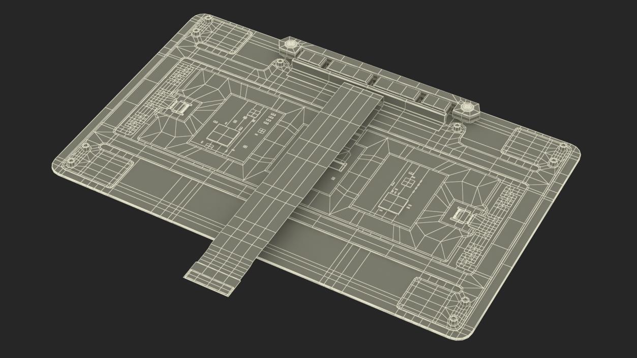 3D model Disassembled Laptop Parts