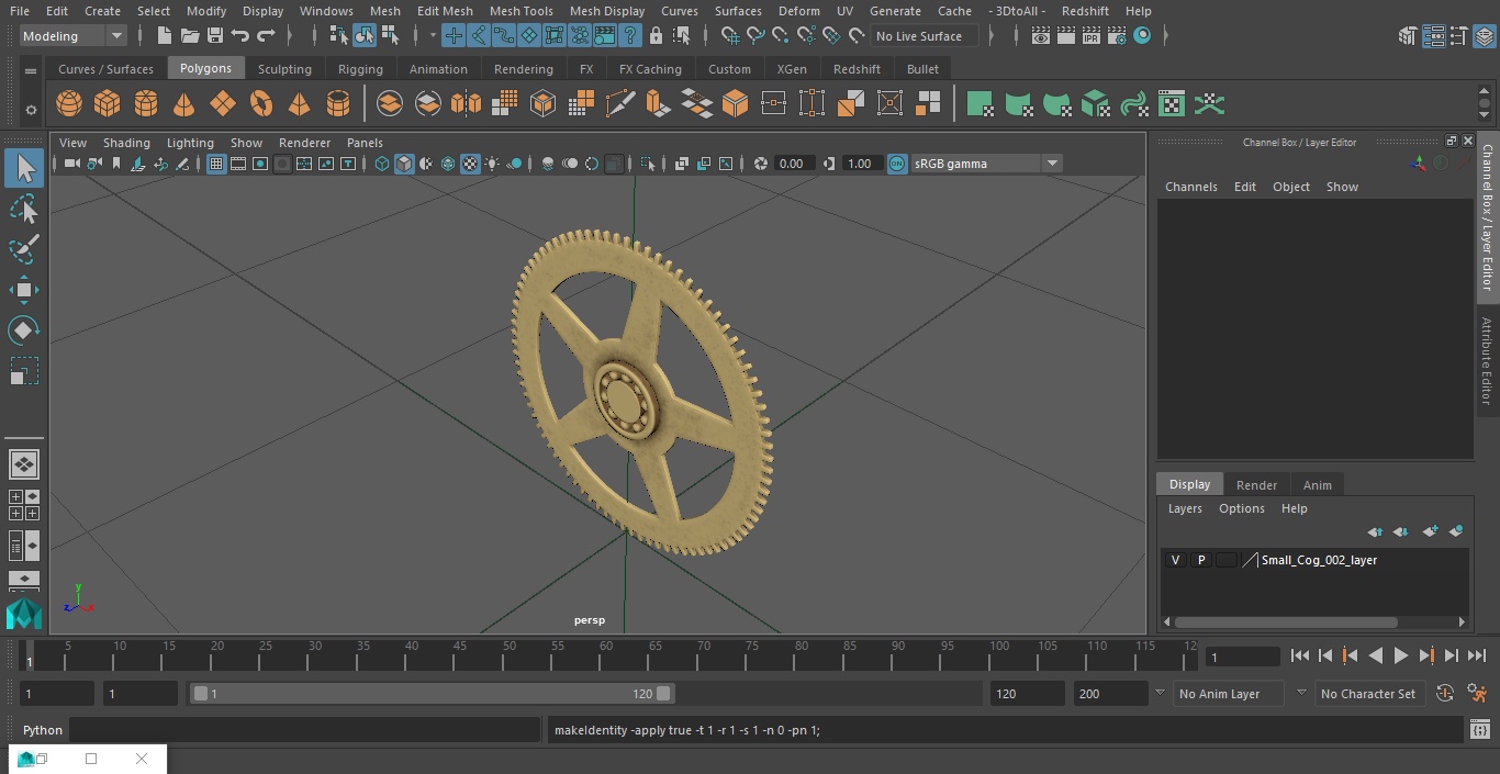 Small Cog 3D model