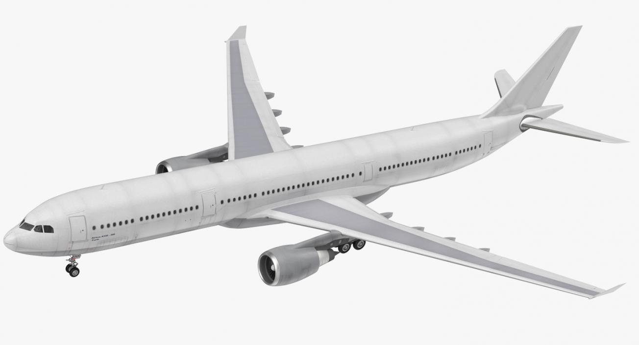 3D Jet Airliner Airbus A330-300 Generic