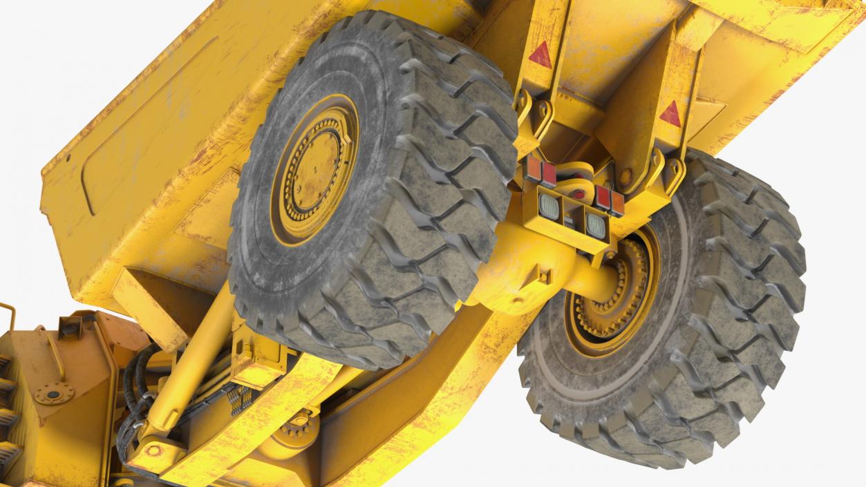 3D model Underground Mining Truck Dirty