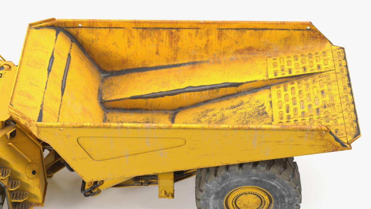 3D model Underground Mining Truck Dirty