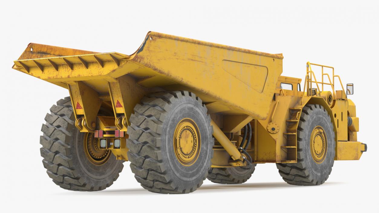 3D model Underground Mining Truck Dirty