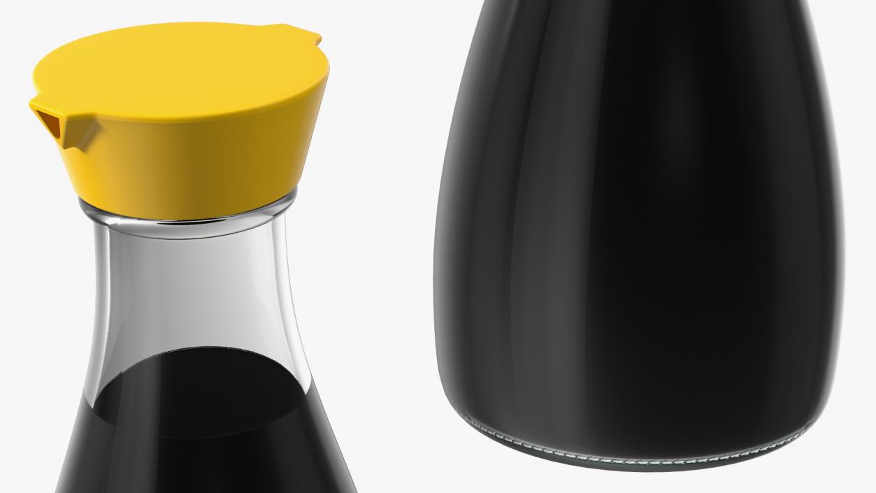 3D Soy Sauce Bottle