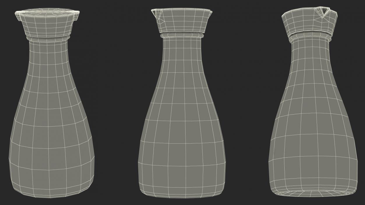 3D Soy Sauce Bottle