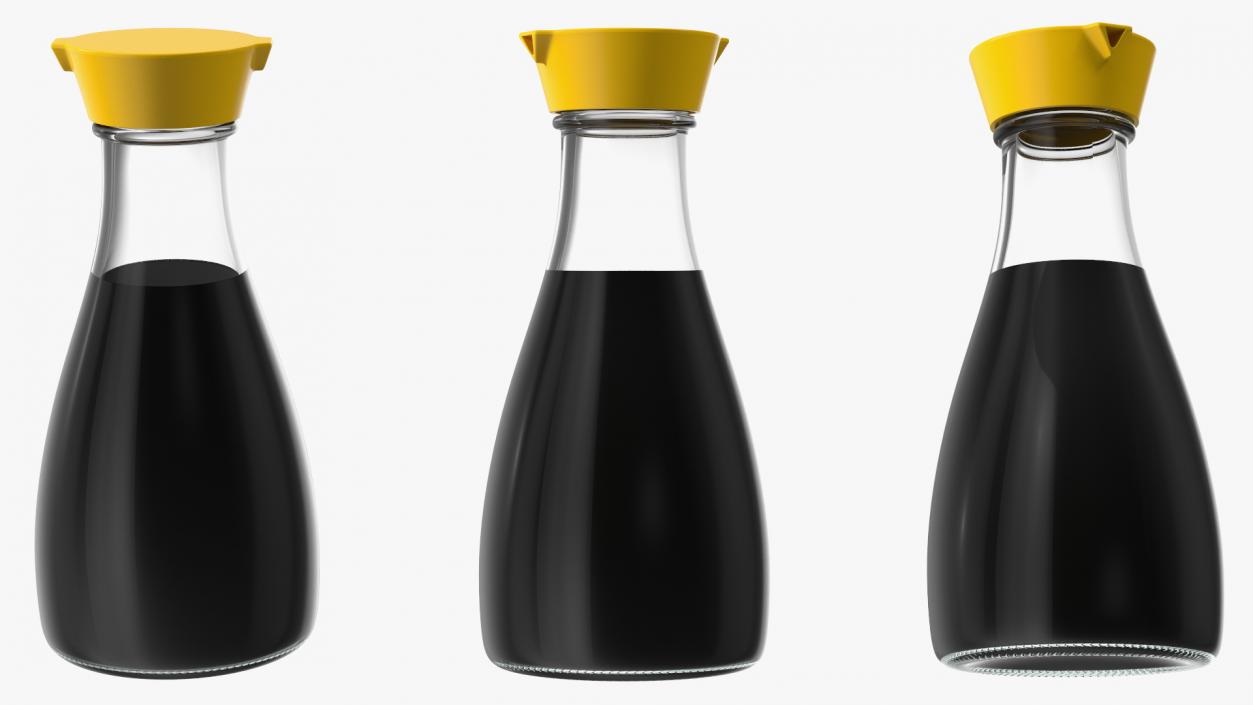 3D Soy Sauce Bottle