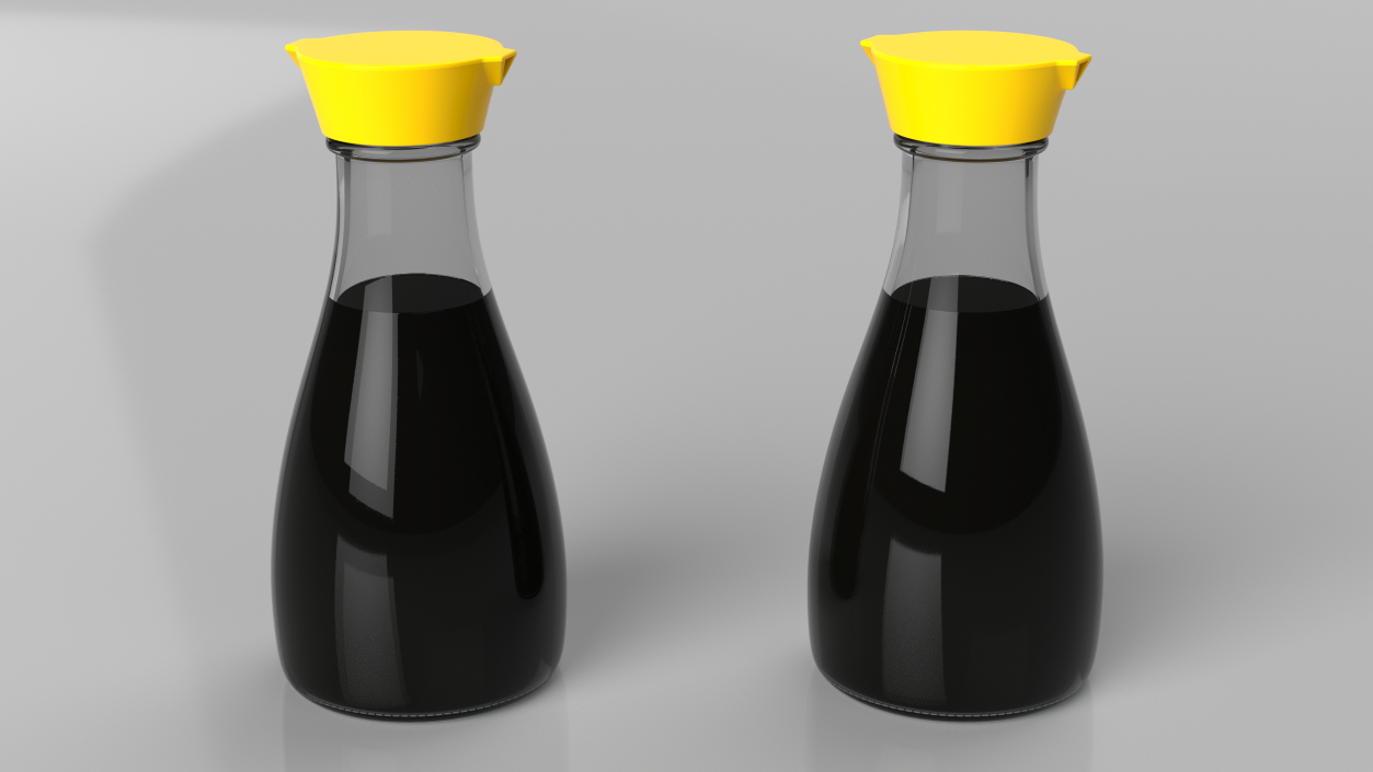 3D Soy Sauce Bottle