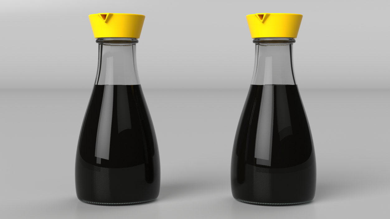 3D Soy Sauce Bottle