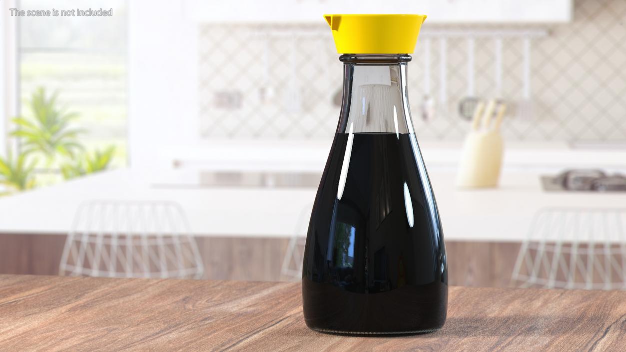 3D Soy Sauce Bottle