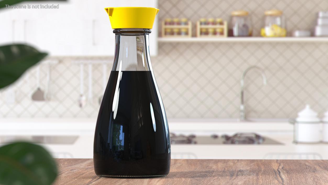 3D Soy Sauce Bottle