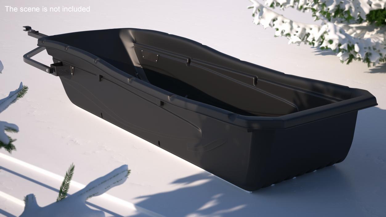 3D Outdoor Utility Sled Black