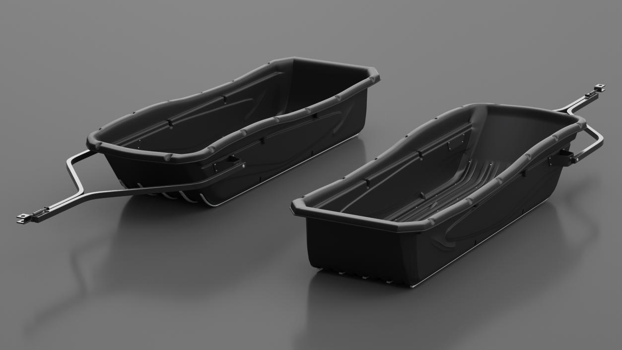 3D Outdoor Utility Sled Black