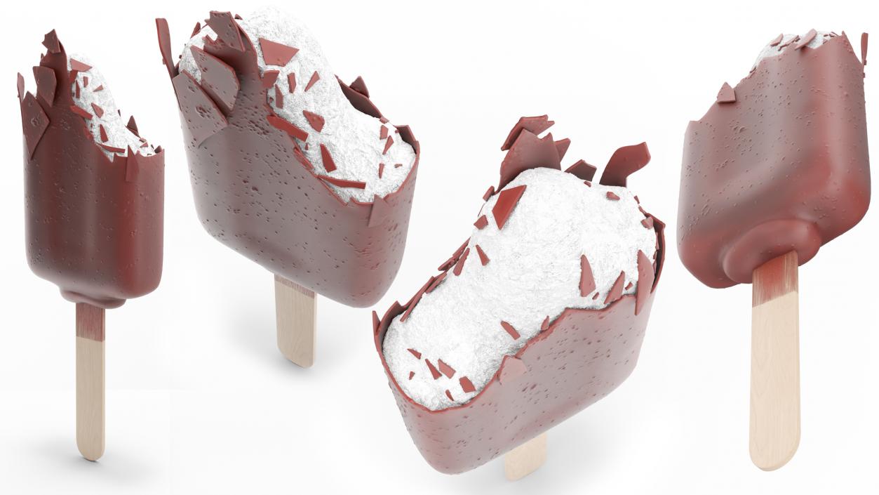 3D model Ice Cream Bars Collection